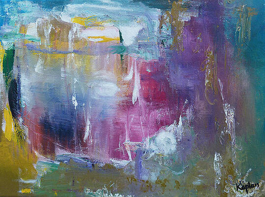 Wall Art - Painting - Storm In The Universe by Derek Kaplan