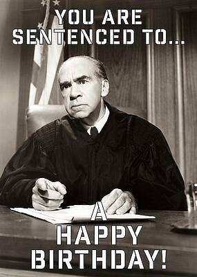 Wall Art - Photograph - Strict Judge Greeting Card by Everett