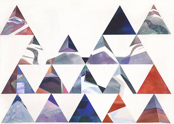 Study In Triangles by Claudia Sobel