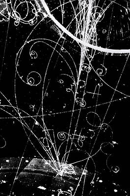 Wall Art - Photograph - Subatomic Particle Tracks by Science Photo Library