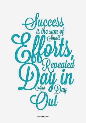 Wall Art - Digital Art - Success Inspirational Quotes poster #2 by Lab No 4 - The Quotography Department