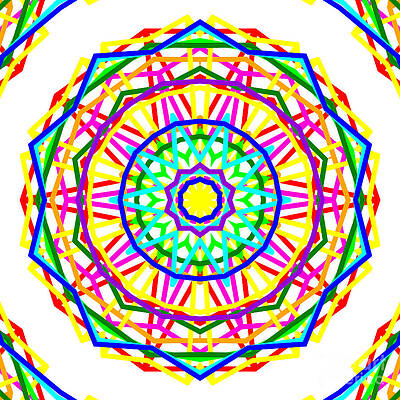 Sudoku Connections White Kaleidoscope by Ron Brown Sudoku Connections White Kaleidoscope by Ron Brown