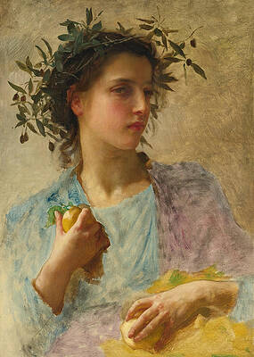 Summer Print by William-Adolphe Bouguereau