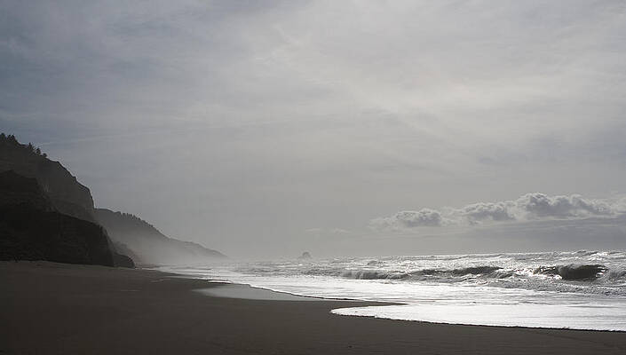 Wall Art - Photograph - Sun Flared Beach by Lorraine Devon Wilke