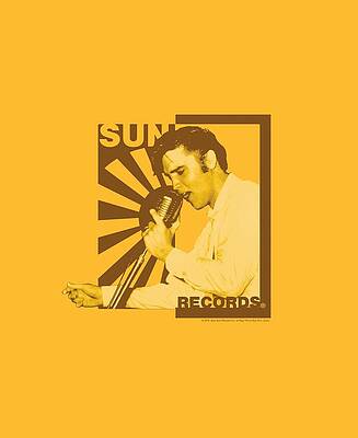 Wall Art - Digital Art - Sun - Sun Records Slvis On The Mic by Brand A