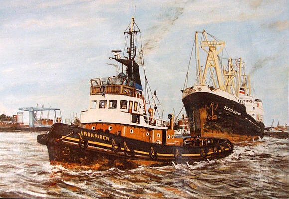 Tug Ironsider, on the River Thames by Mackenzie Moulton Tug Ironsider, on the River Thames by Mackenzie Moulton