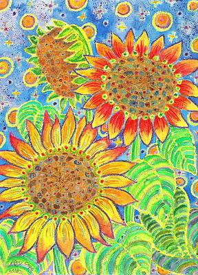 Flowers on Green 30x40 Canvas Print / Canvas Art by Christy Langa - Fine  Art America