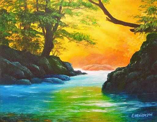 Sunlit Stream by Francine Henderson Sunlit Stream by Francine Henderson