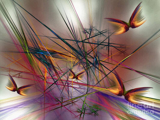 Sunny Day-Abstract Art by Karin Kuhlmann Sunny Day-Abstract Art by Karin Kuhlmann