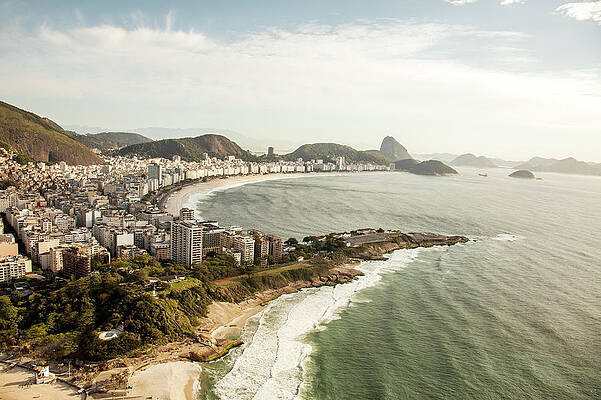Copacabana Beach In Rio De Janeiro Sand Capoeira Ocean Photo Background And  Picture For Free Download - Pngtree
