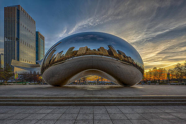 Sunrise Cloud Gate by Sebastian Musial Sunrise Cloud Gate by Sebastian Musial