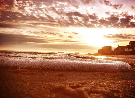 Sunrise Foam by David Tunnicliffe