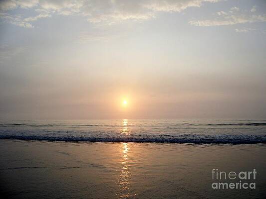 Wall Art - Photograph - Sunrise Reflection Shines Upon The Atlantic by Eunice Miller