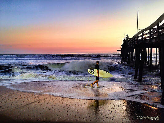 Sunrise Surfer by M Luton