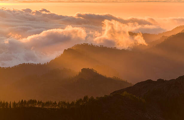 Sunset above the clouds by Johan Elzenga Sunset above the clouds by Johan Elzenga