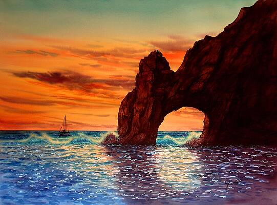 SUNSET AT CABO SAN LUCAS by John YATO SUNSET AT CABO SAN LUCAS by John YATO