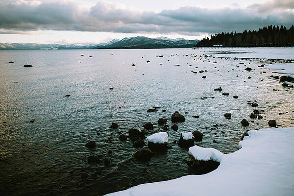 Wall Art - Photograph - Sunset At Commons Beach In Lake Tahoe by Ryan Tuttle