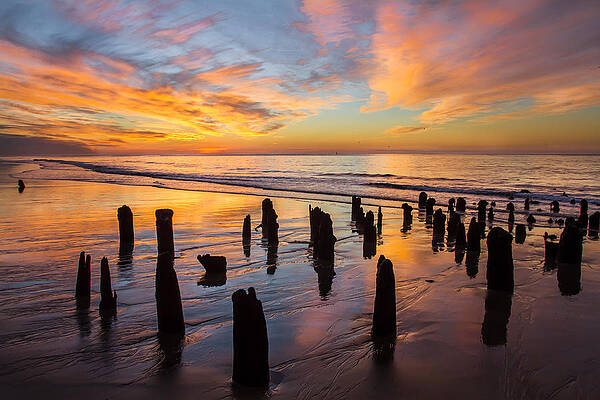 Sunset at Moss Landing by David Clemens