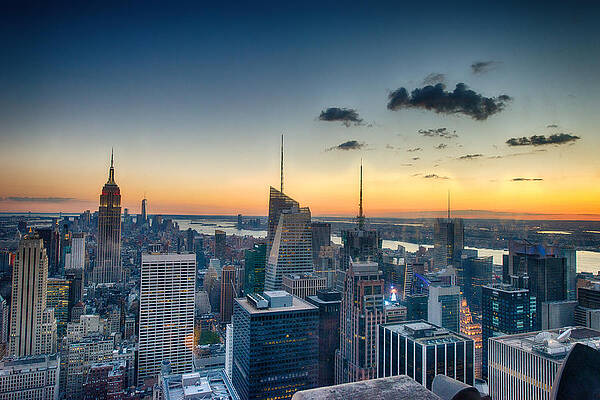 Sunset at Top of the Rock by Jeff Shapiro