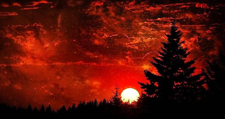 Sunset Fantasy I by Kathy Sampson Sunset Fantasy I by Kathy Sampson