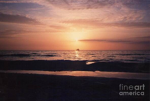 Wall Art - Photograph - Sunset from Clearwater Beach by Lora Duguay