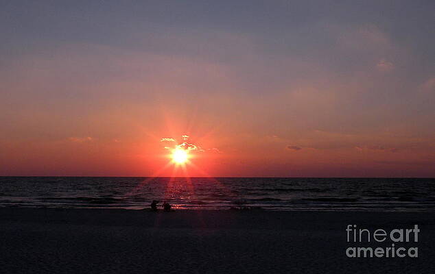 Wall Art - Photograph - Sunset from Port St. Joseph Peninsula by Lora Duguay