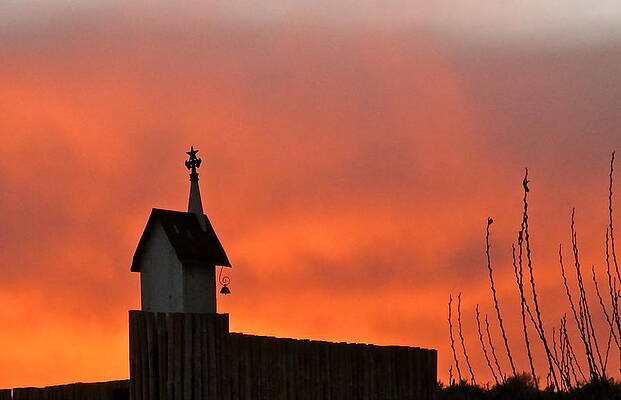 Sunset on Birdhouse by Kim Pippinger Sunset on Birdhouse by Kim Pippinger