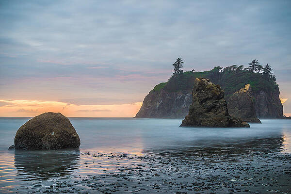 Wall Art - Photograph - Sunset on the Rocks by Kristopher Schoenleber
