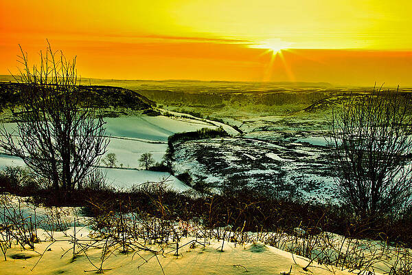 Sunset over Horcum by MARK EGERTON Sunset over Horcum by MARK EGERTON