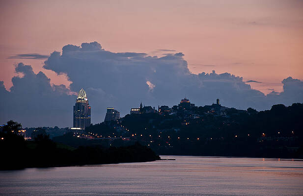 Sunset Over Cincinnati by Russell Todd Sunset Over Cincinnati by Russell Todd