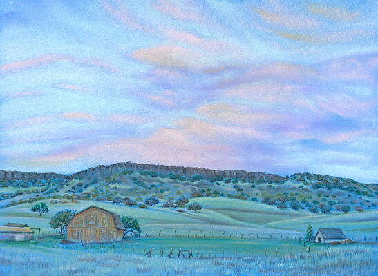 Wall Art - Pastel - Sunset Over Table Mountain by Michele Myers