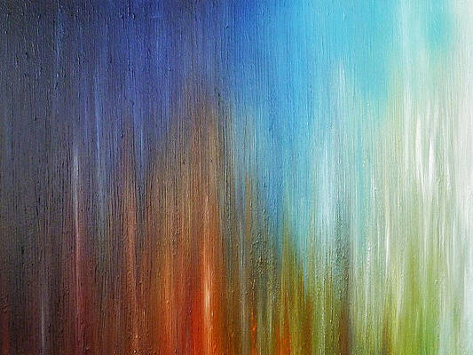 Wall Art - Painting - Sunshine In The rain by Derek Kaplan