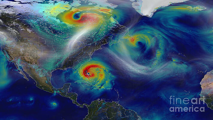 Wall Art - Photograph - Superstorm Sandy by Science Source