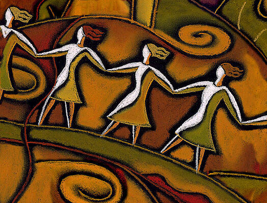 Wall Art - Painting - Support by Leon Zernitsky