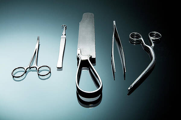 Wall Art - Photograph - Surgical Instruments by Science Photo Library