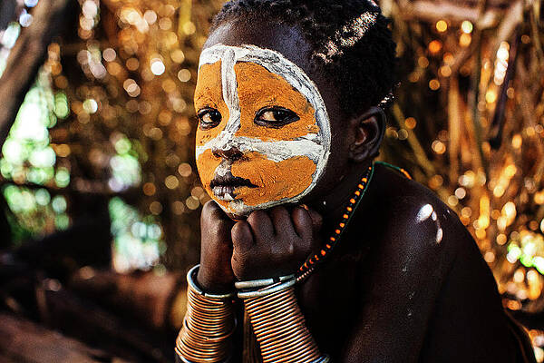 Glitter Face Photograph by Masha Vereshchenko - Fine Art America