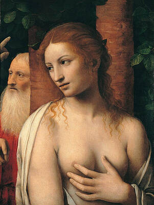 Susanna and the Elders Print by Bernardino Luini