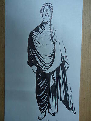 Sketch of Swami Vivekananda  India NCC