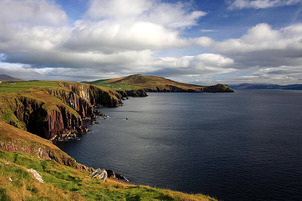 Wall Art - Photograph - Sweeping Cliffs of Dingle by Mark Callanan