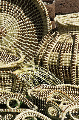 Sweetgrass Baskets - D002362 by Daniel Dempster Sweetgrass Baskets - D002362 by Daniel Dempster