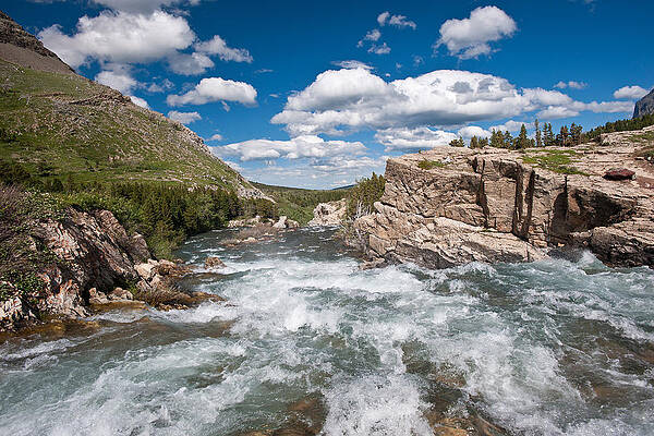 Wall Art - Photograph - Swiftcurrent Creek by Andrew J. Martinez
