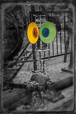 Wall Art - Photograph - Switching Signal by Paul Freidlund