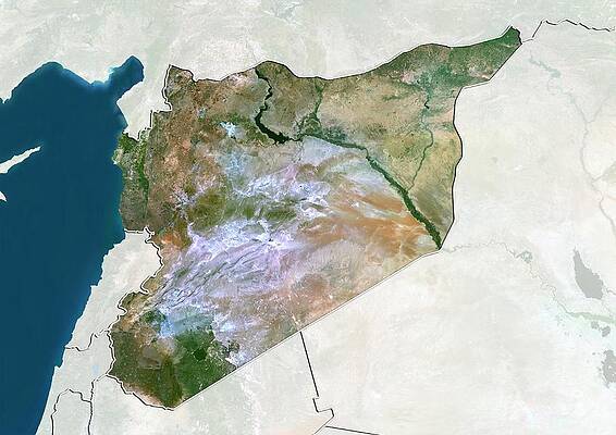 Wall Art - Photograph - Syria by Science Photo Library
