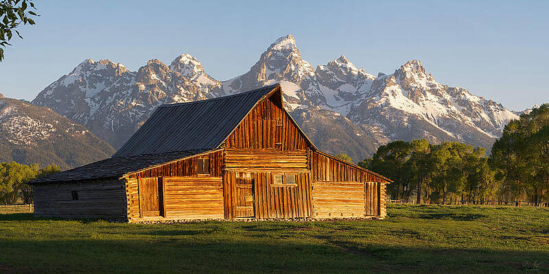 T. A. Moulton Barn and the Tetons by Aaron Spong T. A. Moulton Barn and the Tetons by Aaron Spong