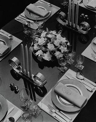 Wall Art - Photograph - Table Setting by Eugene Hutchinson