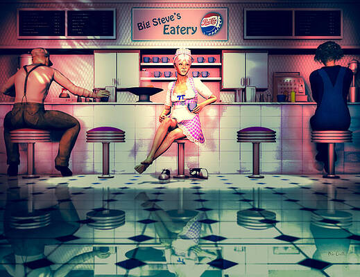 Wall Art - Digital Art - Taking A Break by Bob Orsillo