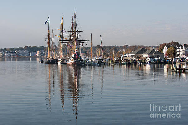  Photograph - Tall Ship Reflection b by Lauren Brice