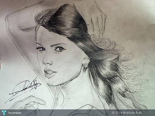 Pencil Sketche Of Sidharth Malhotra  DesiPainterscom
