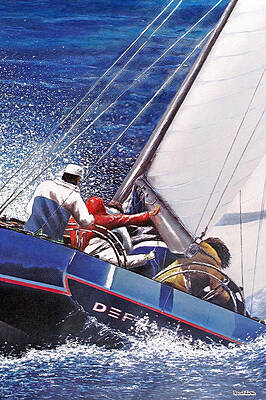 Wall Art - Painting - Teamwork and Timing by David Linton