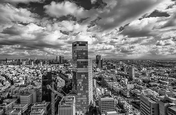 Tel Aviv high and above by Ron Shoshani Tel Aviv high and above by Ron Shoshani